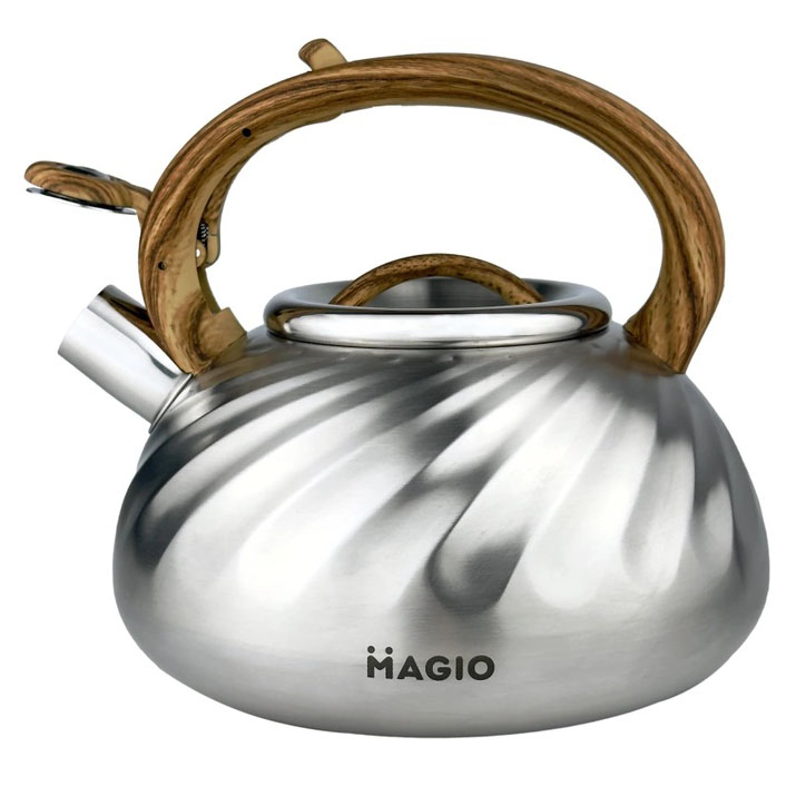 Чайник Magio MG-1194 3 л зі свистком, чайник зі свистком для індукційної плити, чайник газовий 3 Чайник Magio MG-1194 3 л зі свистком, чайник зі свистком для індукційної плити, чайник газовий - Зображення 3