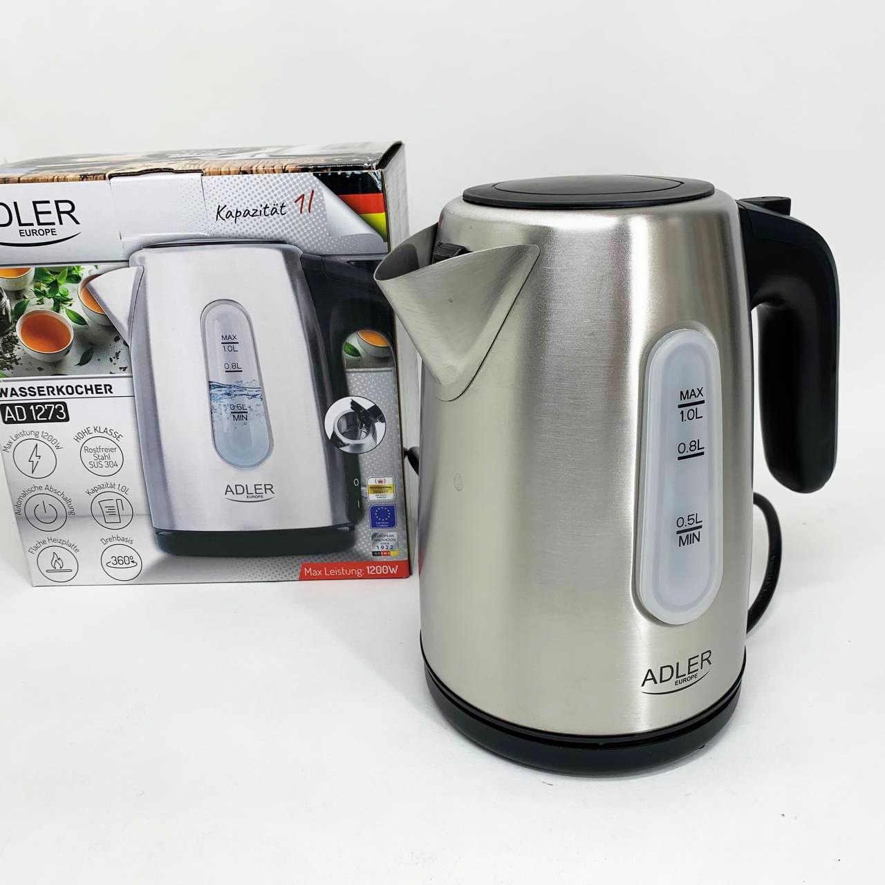 Електрочайник Adler AD 1273 1л 5 Електрочайник Adler AD 1273 1л - Зображення 5