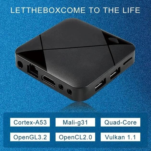 Ігрова консоль приставка для телевізора 4K система Android TV 10 4G Wi-Fi HD з двома джойстиками - Зображення 5