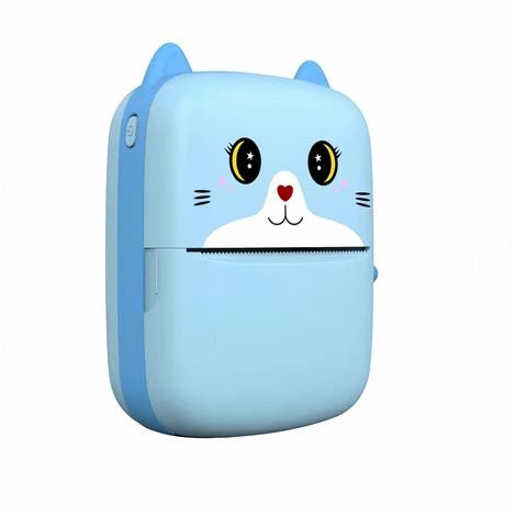 Портативний дитячий термопринтер із Bluetooth A8 Cat міні принтер для телефону Blue - Зображення 6