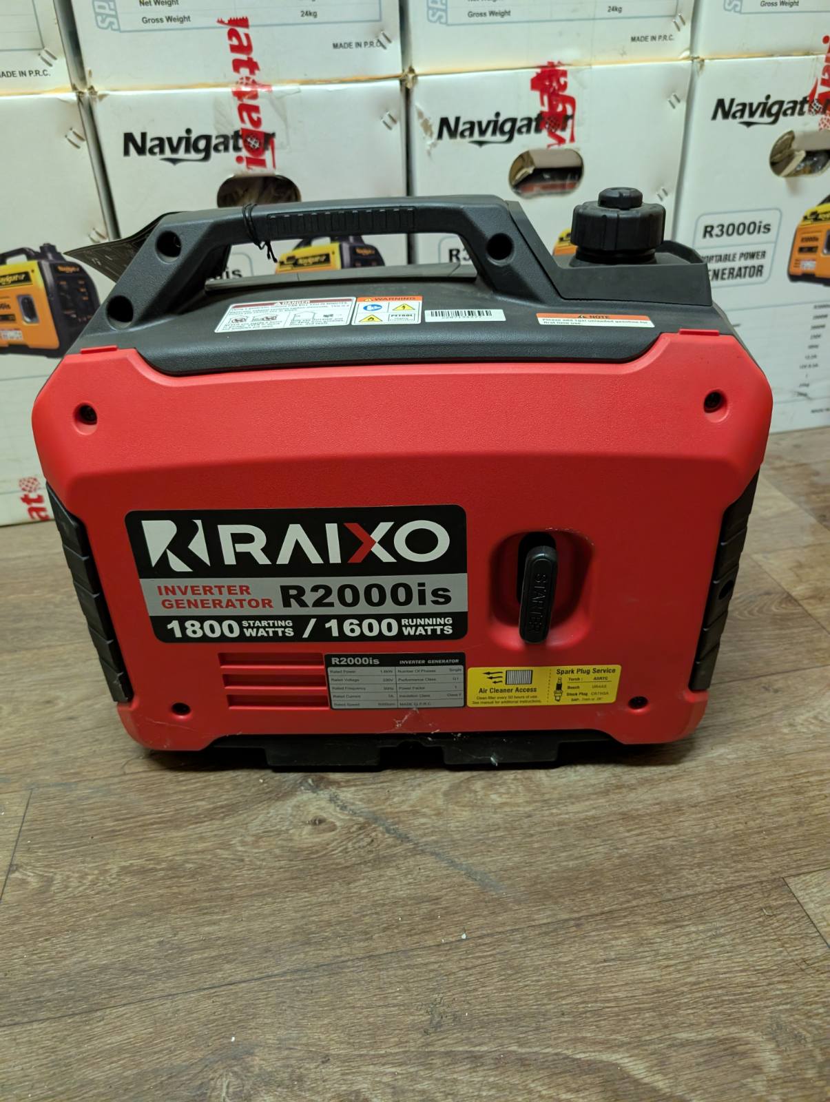Генератор бензиновий інверторний Raixo R2200IS 1,8 кВт/2 кВт - Зображення 4