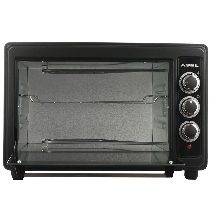 Електрична піч ASEL AF-33-23 1300Вт 33Л Black 2 Електрична піч ASEL AF-33-23 1300Вт 33Л Black - Зображення 2