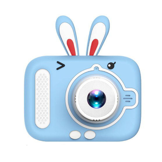 Дитячий цифровий фотоапарат X900 Rabbit Колір: блакитний 3 Дитячий цифровий фотоапарат X900 Rabbit Колір: блакитний - Зображення 3