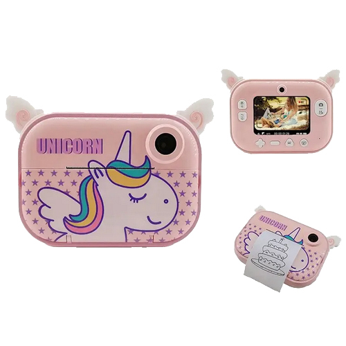 Дитяча цифрова камера з моментальним друком YT008 PINK 3 Дитяча цифрова камера з моментальним друком YT008 PINK - Зображення 3