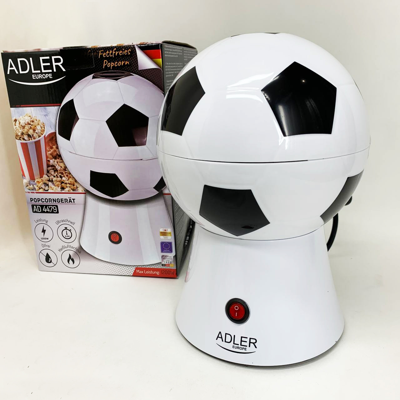 Апарат для приготування попкорну Adler AD 4479 - Зображення 6