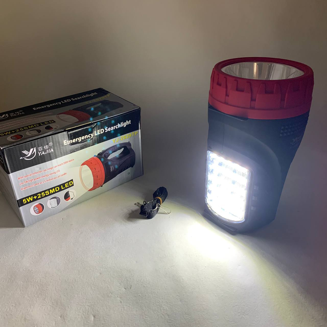 Ліхтар переносний Luxury 2829-5W+25LED 2 Ліхтар переносний Luxury 2829-5W+25LED - Зображення 2