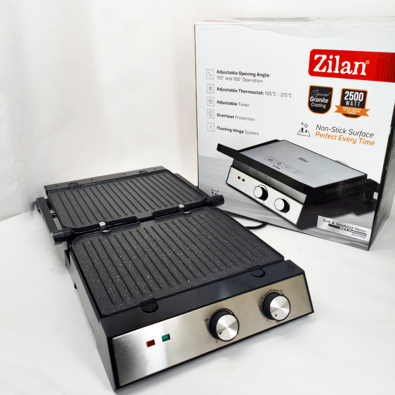 Гриль електричний Zilan ZLN3966 2500Вт 1 Гриль електричний Zilan ZLN3966 2500Вт