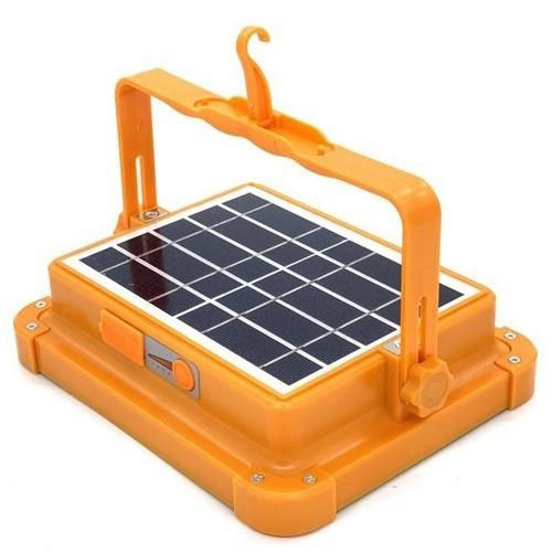 Потужний ліхтар - прожектор із сонячною панеллю та функцією Power bank Solar LED light 12000 mAH - Зображення 4