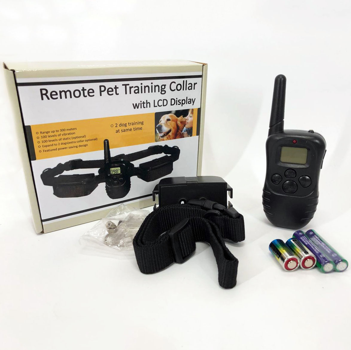 Нашийник для собак Remote Pet Dog Training з LCD Дисплеєм 1 Нашийник для собак Remote Pet Dog Training з LCD Дисплеєм