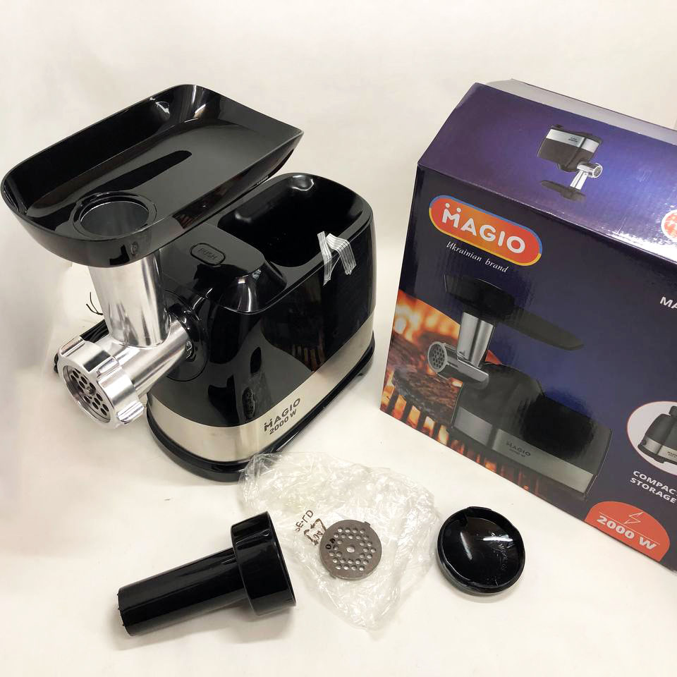 М'ясорубка MAGIO MG-267 2000 Вт, м'ясорубка для дому, м'ясорубка для овочів, електром'ясорубка для дому - Зображення 8
