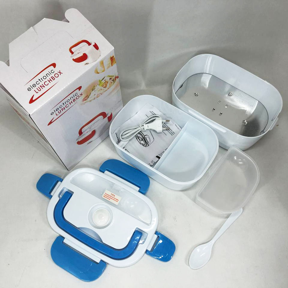 Ланч бокс електричний із підігрівом Lunch Heater 220 V Pro, ланч бокс від мережі Blue 2 Ланч бокс електричний із підігрівом Lunch Heater 220 V Pro, ланч бокс від мережі Blue - Зображення 2