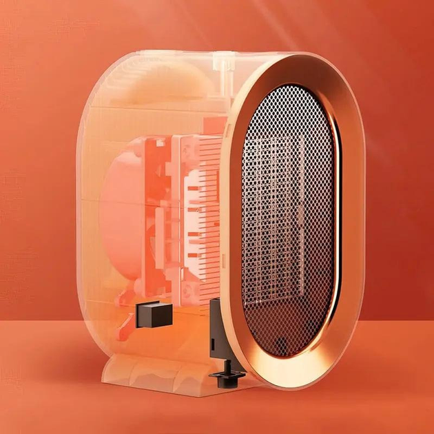 Керамічний обігрівач настільний A-Plus 1000W РТС тепловентилятор, 2 режими, захист від перегріву 2 Керамічний обігрівач настільний A-Plus 1000W РТС тепловентилятор, 2 режими, захист від перегріву - Зображення 2