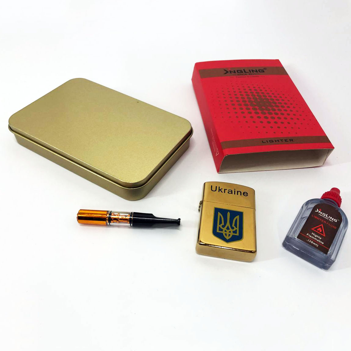 Запальничка бензинова в подарунковій коробці 4930, запальничка на день народження у подарунковому футлярі - Зображення 5