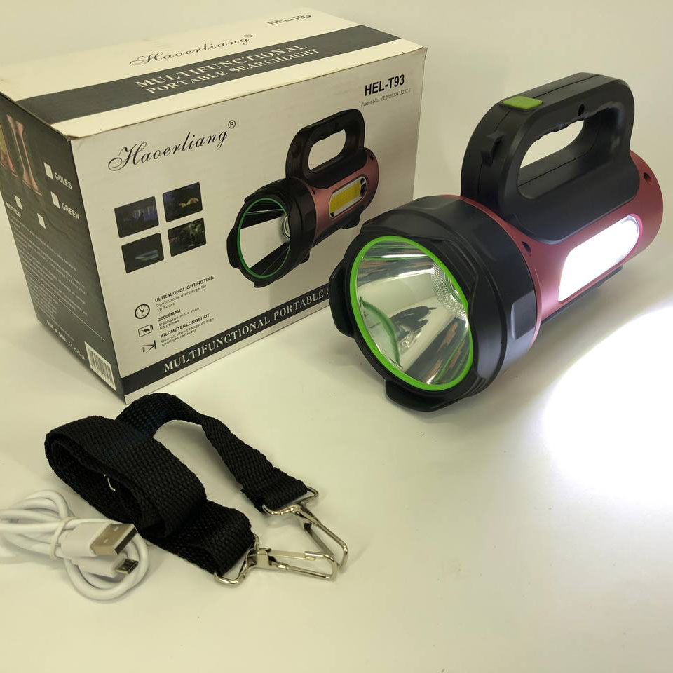 Ліхтар переносний кемпінг T93-LED+COB з функцією PowerBank, повербанк, сонячна батарея - Зображення 8