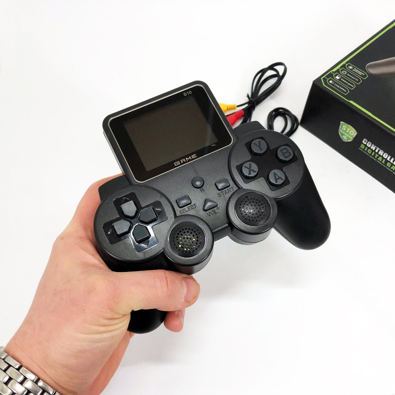 Ігрова консоль-джойстик S10 з 2.4 дюймовим LCD екраном, Ігрова приставка game, Дитяча приставка тетріс - Зображення 8