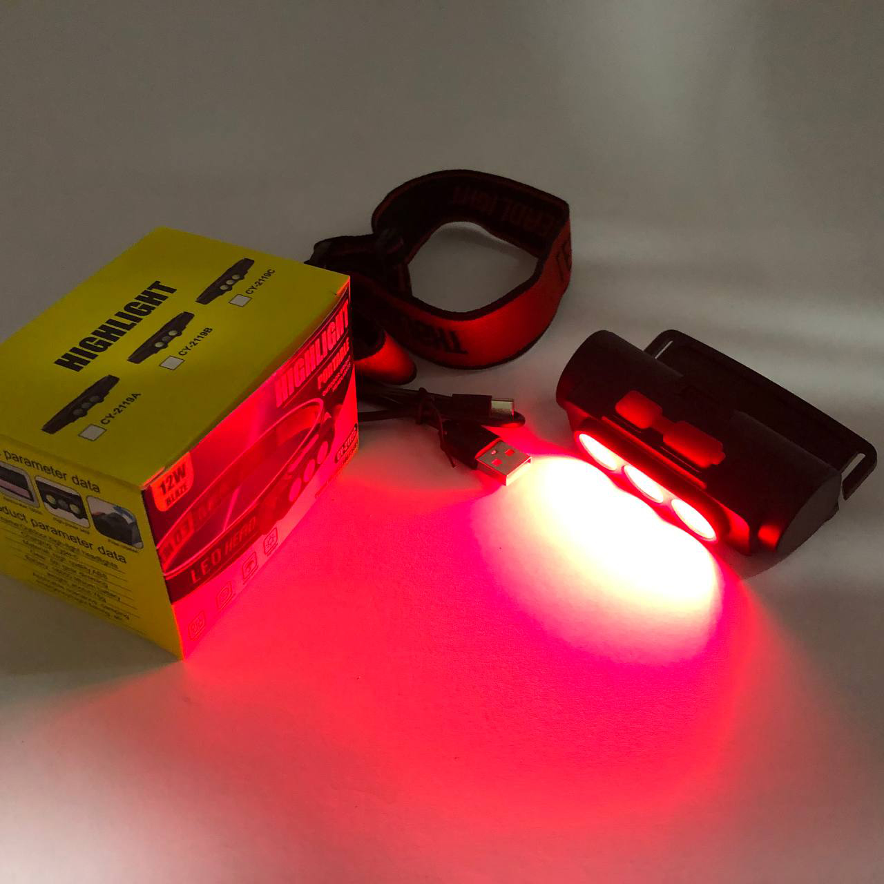 Ліхтар налобний акумуляторний PLD-2119C, Ліхтарик військовий світлодіодний налобний ліхтарик 3 Ліхтар налобний акумуляторний PLD-2119C, Ліхтарик військовий світлодіодний налобний ліхтарик - Зображення 3