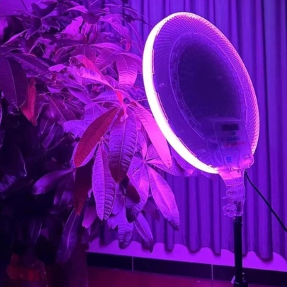 Кругла світлодіодна лампа 45см RGB-LED Fill Light GS-450 кольорова з пультом для фото та відео - Зображення 4