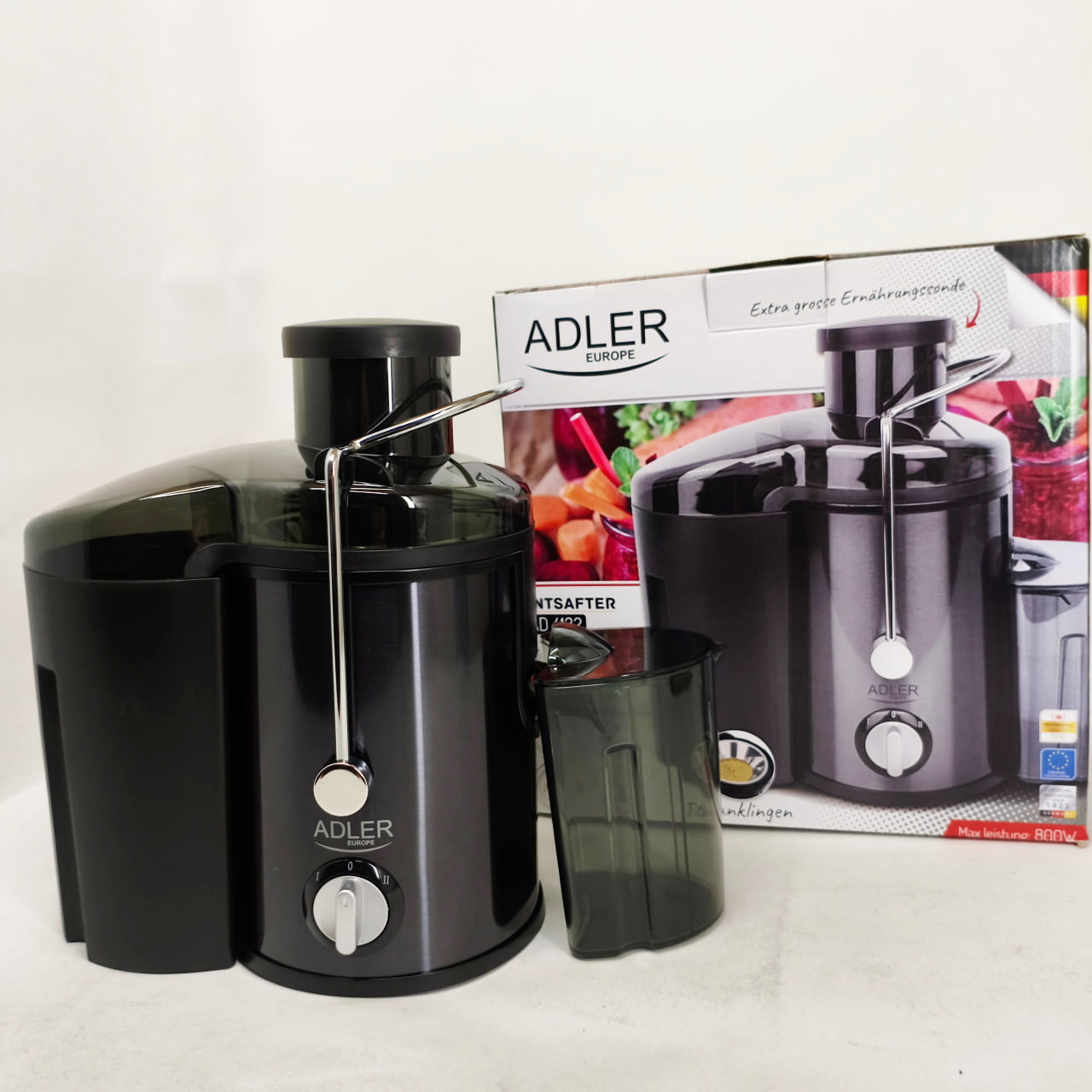 Соковитискач для фруктів та овочів Adler AD 4132 800Вт 1 Соковитискач для фруктів та овочів Adler AD 4132 800Вт