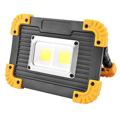 Прожектор світлодіодний Ліхтар L812-20W-2COB 1W power bank, світлодіодні переносні прожектори - Зображення 6