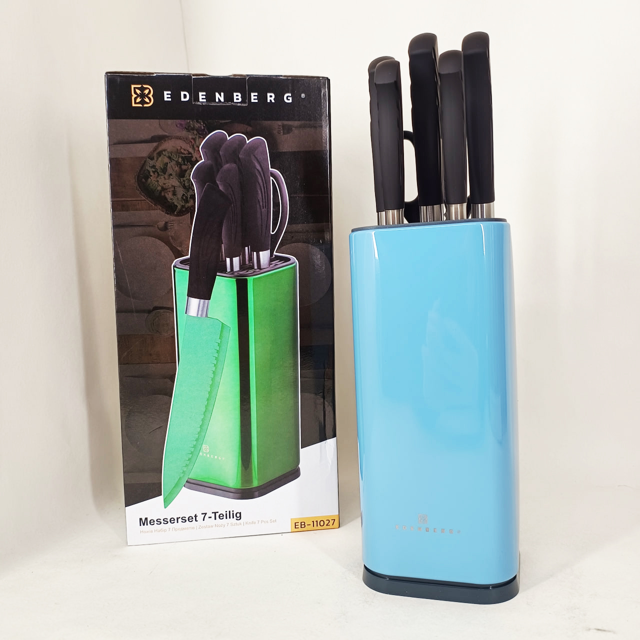 Набір ножів Edenberg EB-11027 7 предметів Blue 4 Набір ножів Edenberg EB-11027 7 предметів Blue - Зображення 4