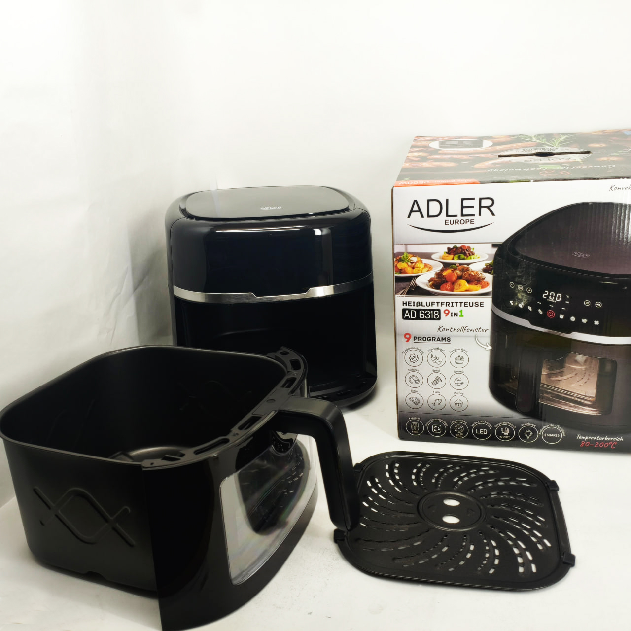 Аерофритюрниця Adler AD 6318 8л 2500Вт - Зображення 3