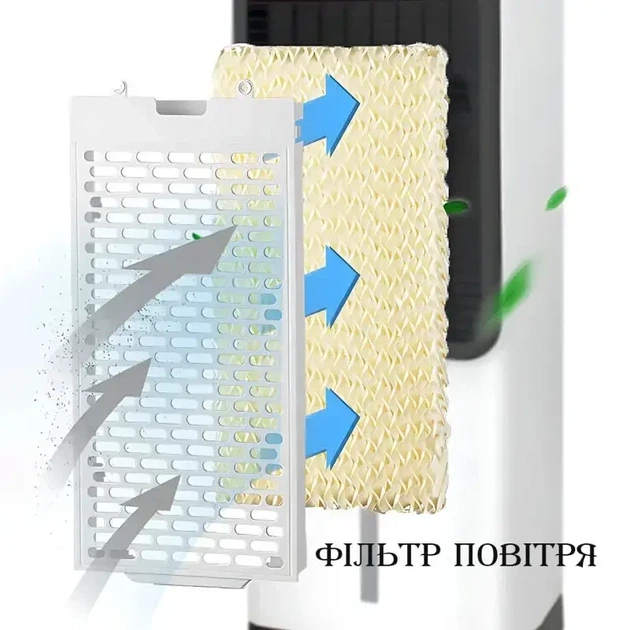 Мобільний кондиціонер 2в1 з обігрівом та охолодженням Domotec 1668 - Зображення 5