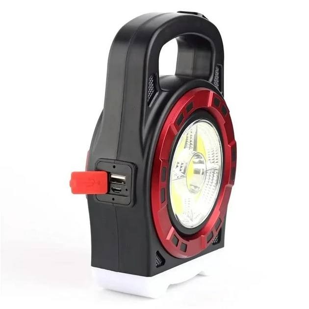 Мультифункціональний кемпінговий ліхтар Hurry-bolt HB-6678C 20W із сонячною панеллю та фукцією павербанку - Зображення 6