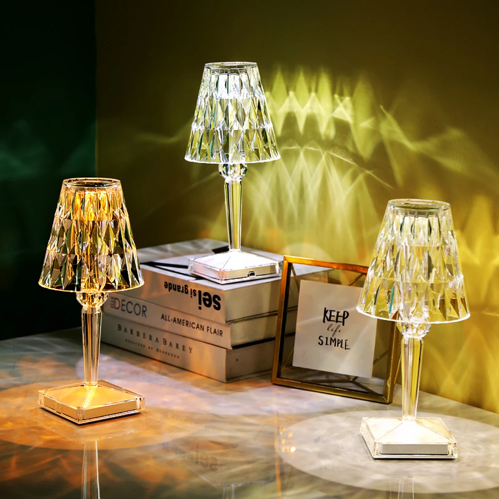 Настільна лампа Diamond Design Сучасний світлодіодний LED Light Touch USB - Зображення 6