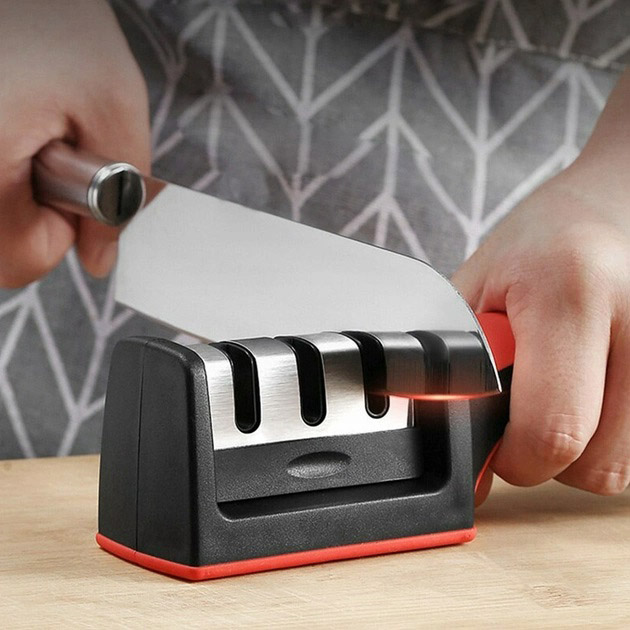 Професійна Ручна Точилка для ножів 3 рівня заточування Fast Sharpener RS-168 4 Професійна Ручна Точилка для ножів 3 рівня заточування Fast Sharpener RS-168 - Зображення 4