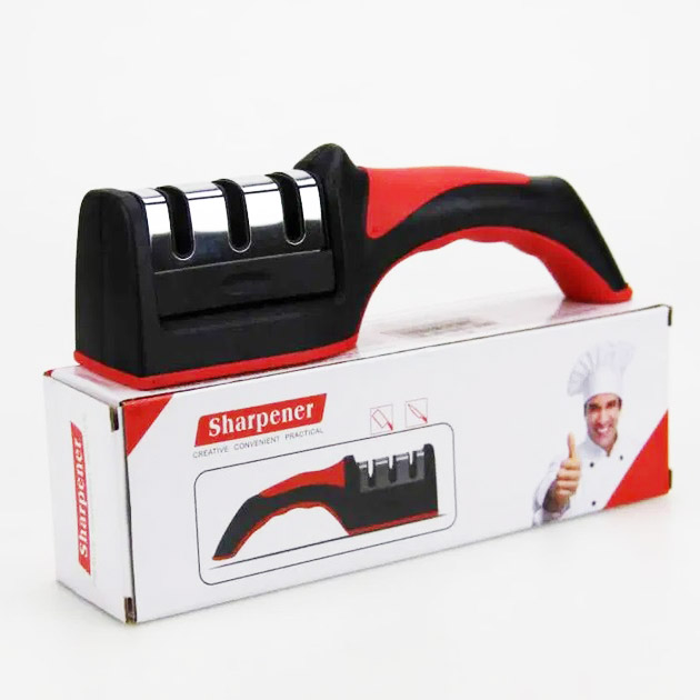 Професійна Ручна Точилка для ножів 3 рівня заточування Fast Sharpener RS-168 6 Професійна Ручна Точилка для ножів 3 рівня заточування Fast Sharpener RS-168 - Зображення 6