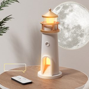 Нічний маяк з проекцією місяця LightHouse проектор місяця з акумулятором