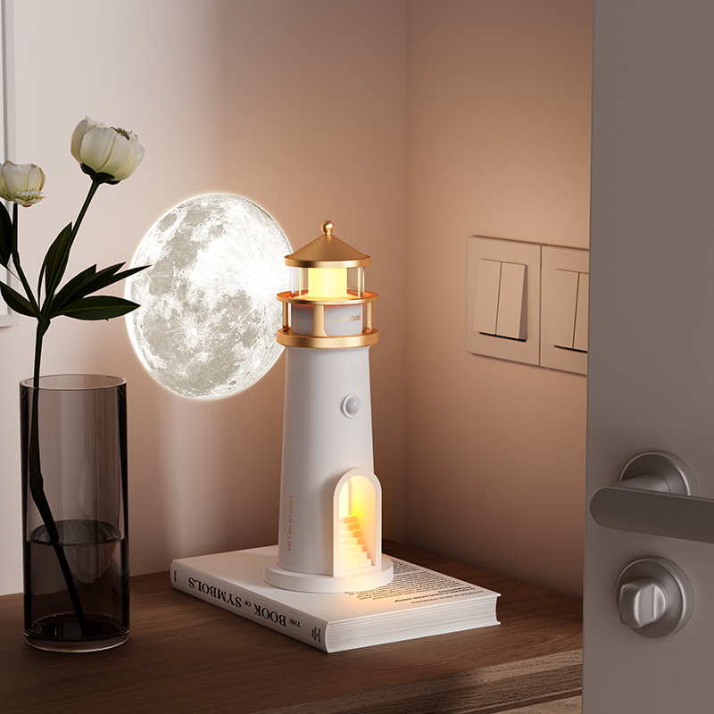 Нічний маяк з проекцією місяця LightHouse проектор місяця з акумулятором 7 Нічний маяк з проекцією місяця LightHouse проектор місяця з акумулятором - Зображення 7