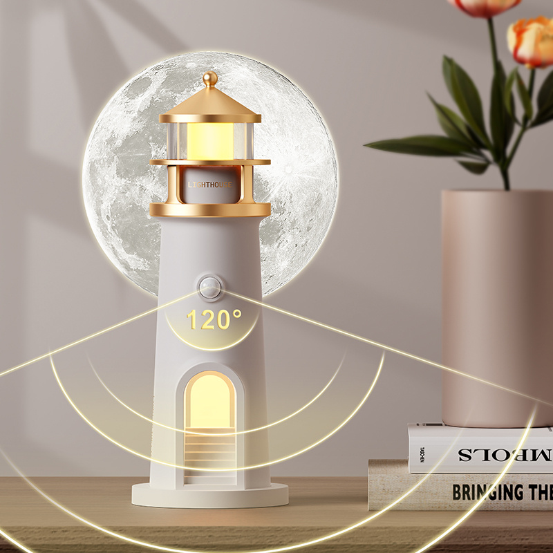 Нічний маяк з проекцією місяця LightHouse проектор місяця з акумулятором 6 Нічний маяк з проекцією місяця LightHouse проектор місяця з акумулятором - Зображення 6