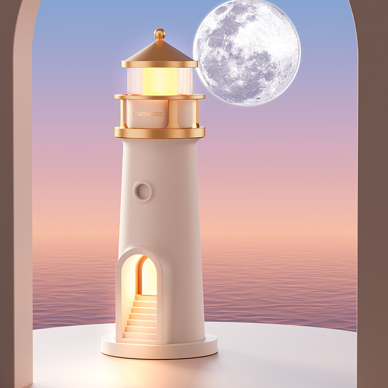 Нічний маяк з проекцією місяця LightHouse проектор місяця з акумулятором 2 Нічний маяк з проекцією місяця LightHouse проектор місяця з акумулятором - Зображення 2