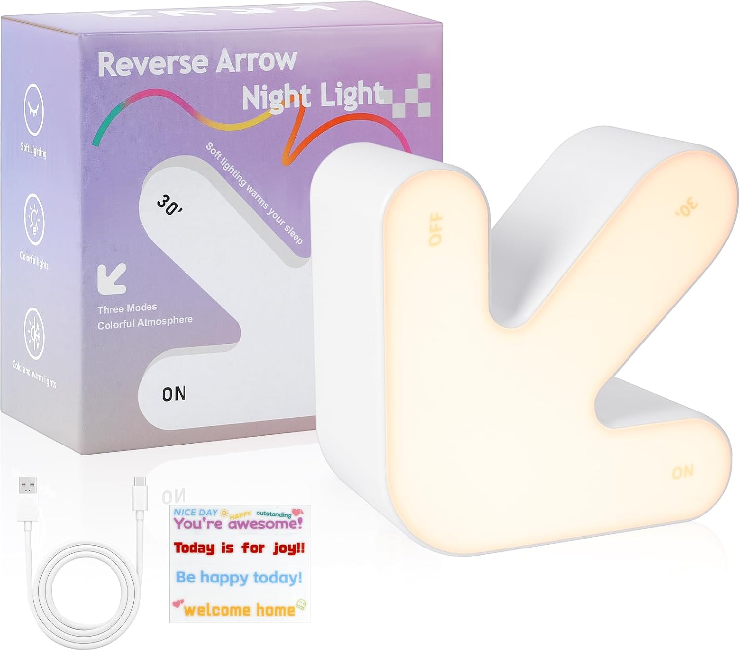 Нічник у вигляді стрілки / Світильник "Reverse Arrow" AND1491 - Зображення 6