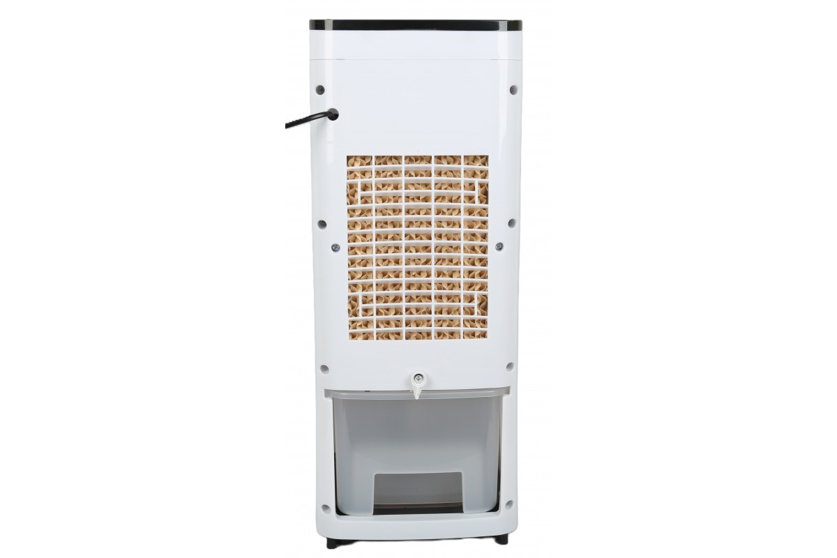 Охолоджувач повітря Germatic DH23-01A, (120W, сенсорні кнопки, пульт, екран, колеса, автообіг, ємність - 5,5л, 2 контейнери для льоду) - Зображення 8