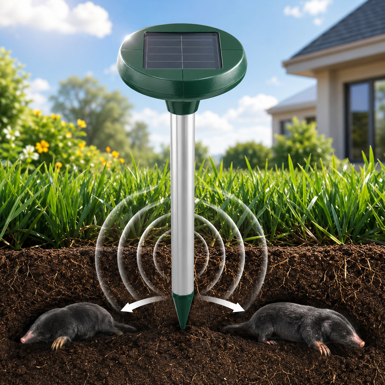 Відлякувач кротів та комах Garden Solar