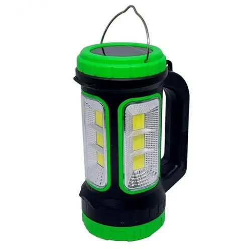 Кемпінговий ліхтар XBL 818C-3W+COB, Ліхтарик акумуляторний кемпінговий, Ліхтар-світильник. Колір: зелений - Зображення 4
