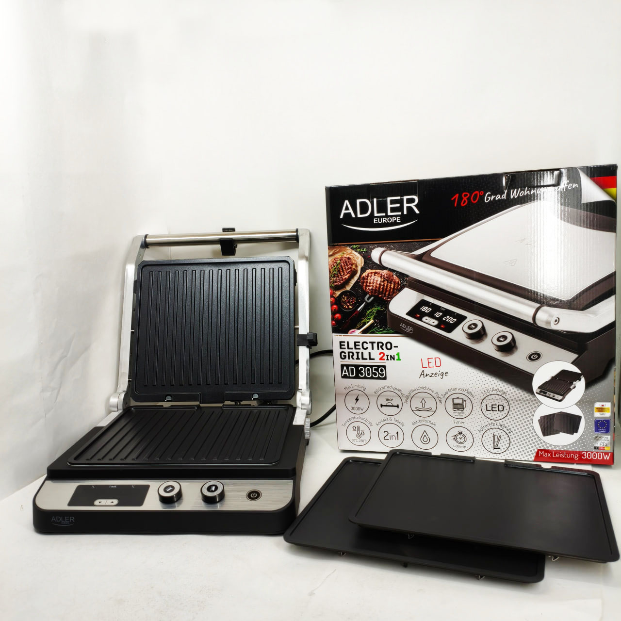 Гриль контактний Adler AD 3059 3 Гриль контактний Adler AD 3059 - Зображення 3