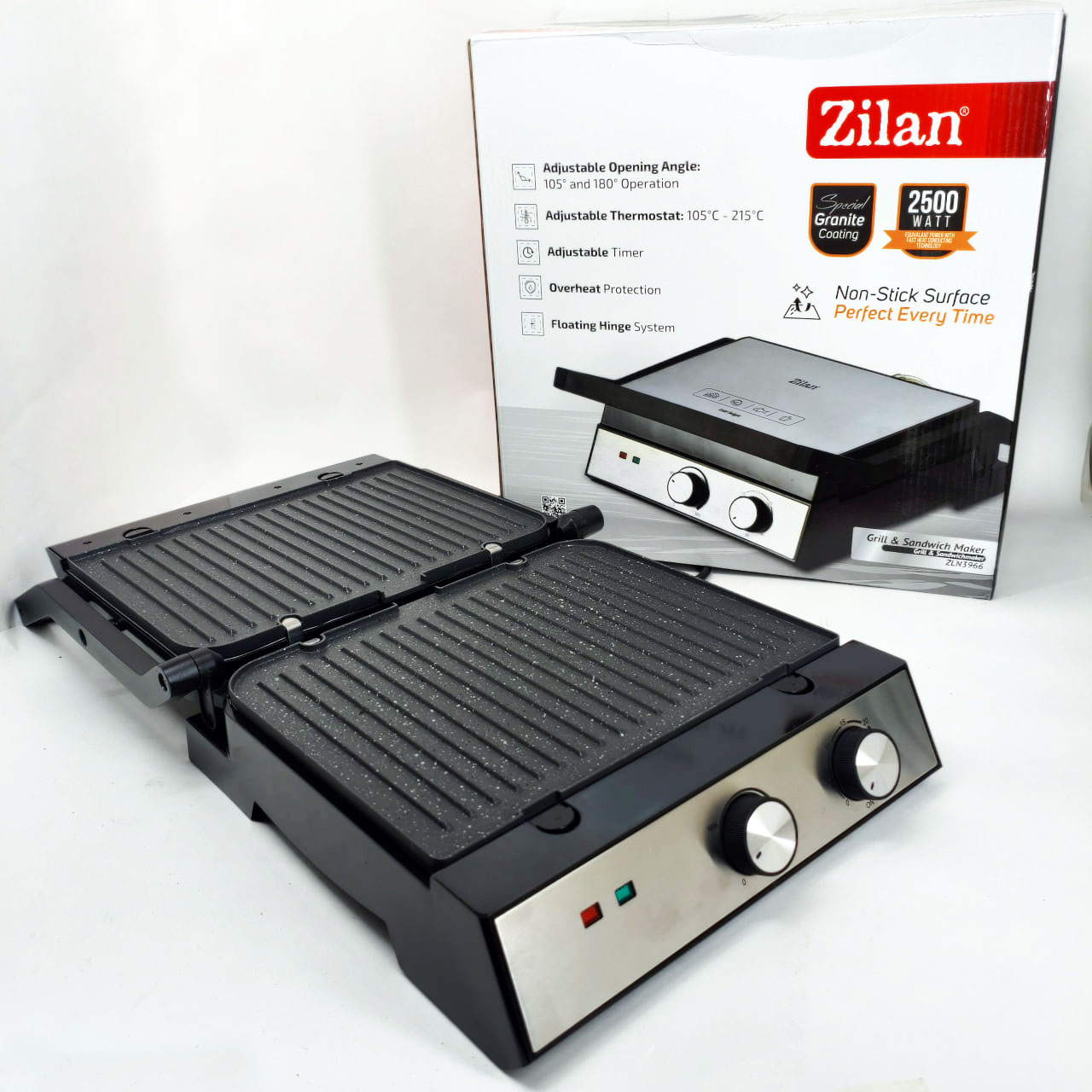 Гриль електричний Zilan ZLN3966 2500Вт 7 Гриль електричний Zilan ZLN3966 2500Вт - Зображення 7