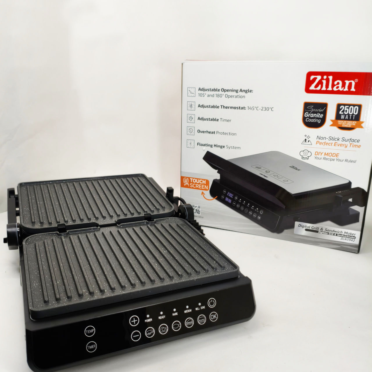 Гриль електричний Zilan ZLN3942 2000Вт 7 Гриль електричний Zilan ZLN3942 2000Вт - Зображення 7