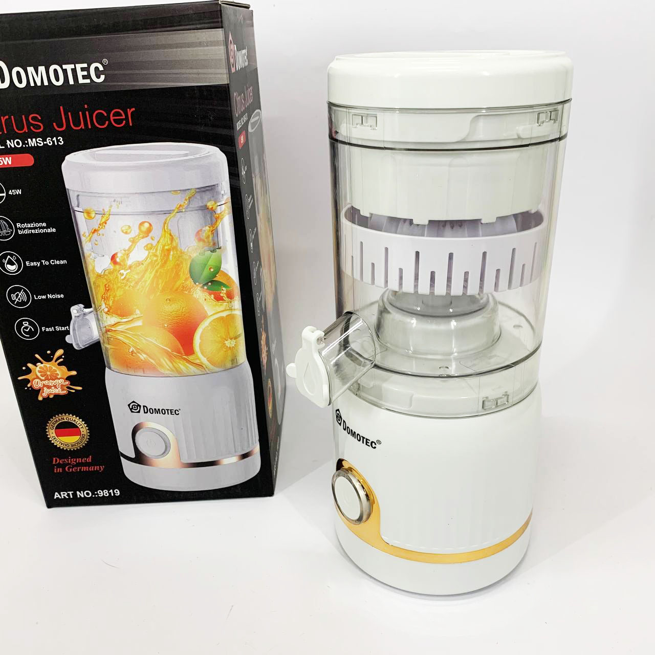 Блендер з Domotec MS-613 250мл. Колір: білий 5 Блендер з Domotec MS-613 250мл. Колір: білий - Зображення 5
