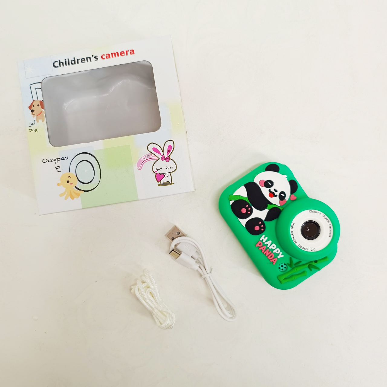 Дитячий фотоапарат M03 Panda Green 4 Дитячий фотоапарат M03 Panda Green - Зображення 4