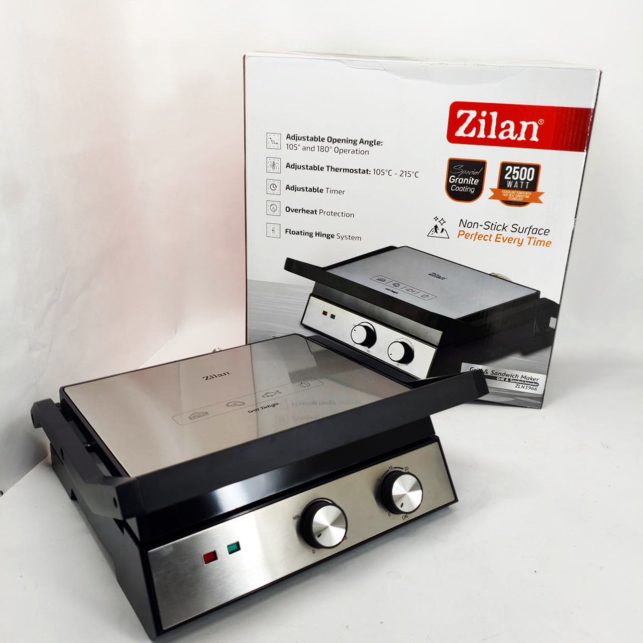 Гриль електричний Zilan ZLN3966 2500Вт 6 Гриль електричний Zilan ZLN3966 2500Вт - Зображення 6
