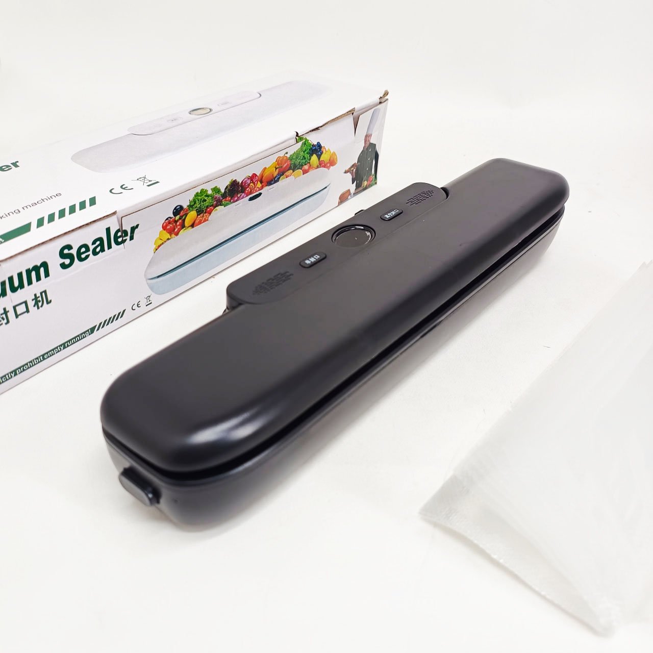 Вакуумний пакувальник автоматичний з дисплеєм Vacuum sealer NEW BLACK 2 Вакуумний пакувальник автоматичний з дисплеєм Vacuum sealer NEW BLACK - Зображення 2