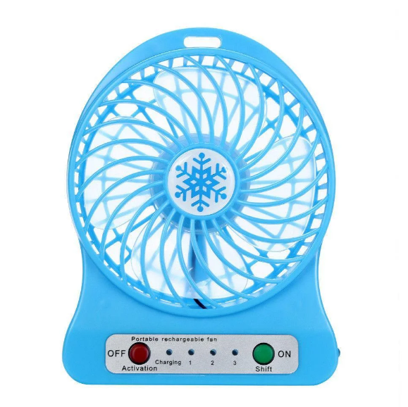 Міні вентилятор mini fan з акумулятором - Зображення 6