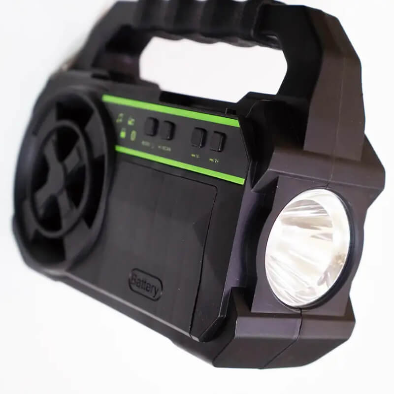 Портативна сонячна автономна система Solar Light DT-9018 панель похідний ліхтар радіо повербанк - Зображення 4