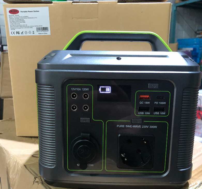 Портативна електростанція повербанк із розеткою 500 ВТ Wimpex WX-500 - Зображення 3