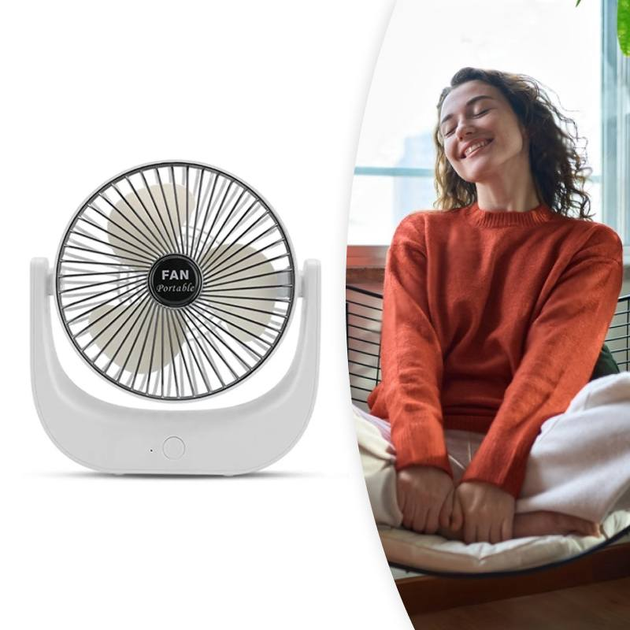 Портативний вентилятор настільний міні ручний Portable Fan AND LY-853 - Зображення 3