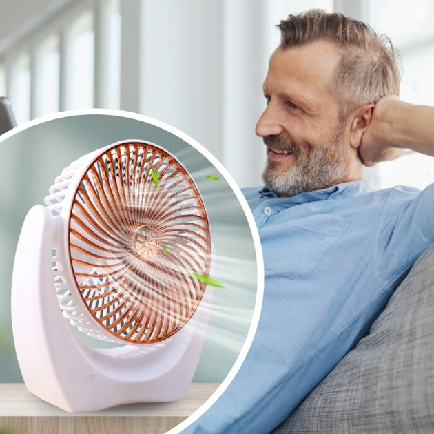 Портативний вентилятор настільний міні ручний Portable Fan AND LY-853 - Зображення 4